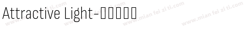 Attractive Light字体转换